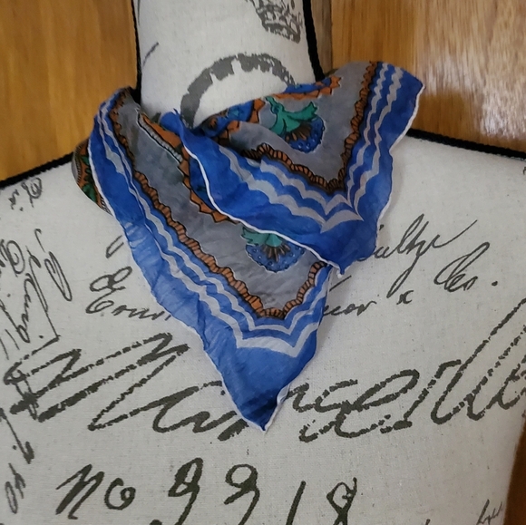 Vintage Silk Scarf - Picture 2 of 7